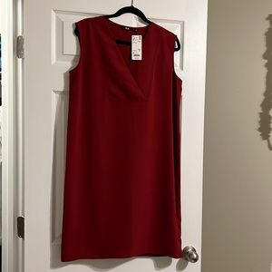 Maroon Shift Dress (Med)